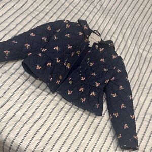 Janie and Jack Floral Quilted Kids Jacket perfect for fall